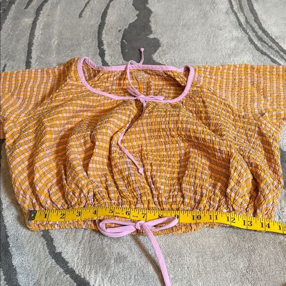 NWOT Free-Est by Free People Clara Plaid Top - Picture 8 of 10